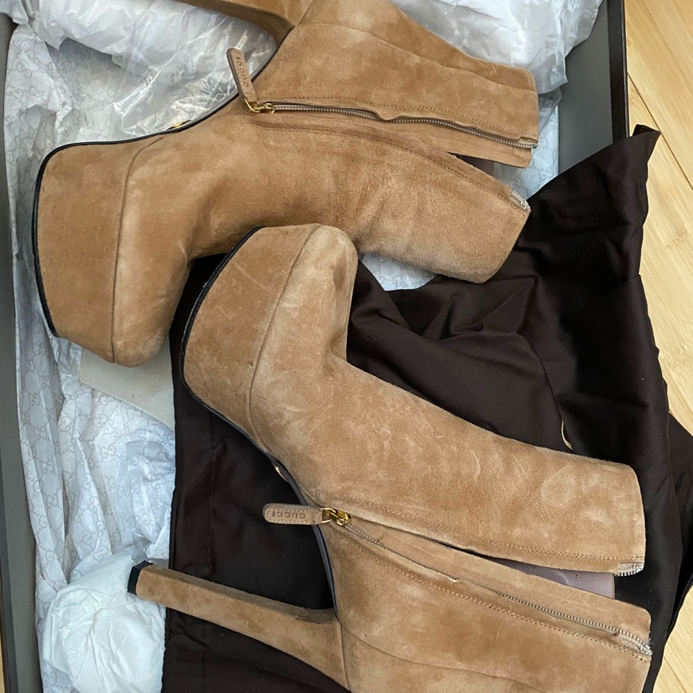 Authentic Gucci Platform booties